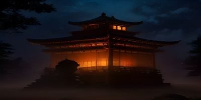 悬疑犯罪美剧专题封面，黑暗城市夜景与探照灯交织，营造紧张压抑的氛围，代表年度悬疑大赏专题